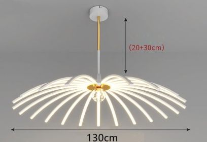 Led Chandelier In Dining Room Bedroom (Option: White A-22heads-Warm light)